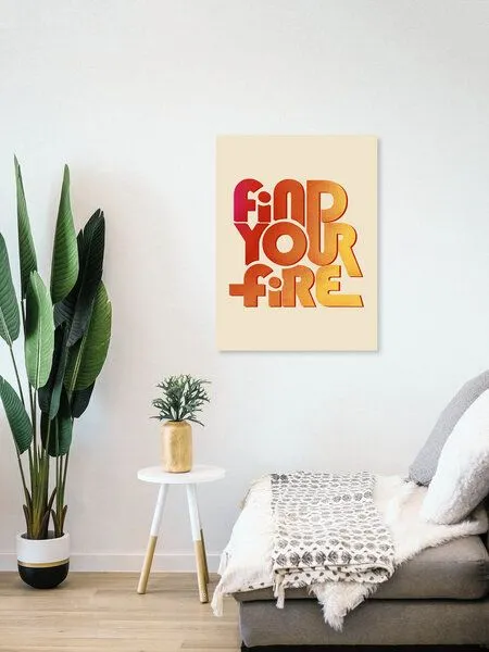 Photocircle Photocircle Poster / Leinwandbild - find your fire – Produktbild 4 von 4