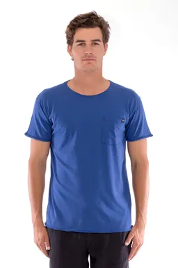 RAVENS VIEW IBIZA RAVENS VIEW IBIZA Herren vegan T-Shirt Rundhalsausschnitt Wild Pocket Klein Blau – Produktbild 1 von 1