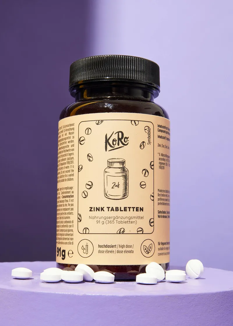 KoRo Zink Tabletten 365 Stück – Produktbild 1 von 5