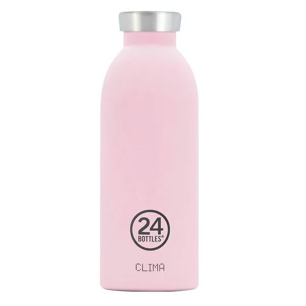 24bottles 24bottles 0,5l Thermosflasche - verschiedene Pastell-Töne, Candy pink, – Produktbild 1 von 4