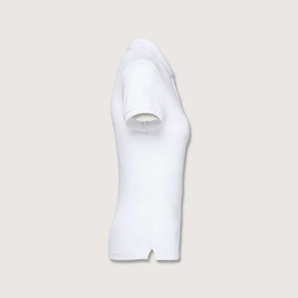 YTWOO YTWOO Damen Piqué-Poloshirt Midweight, Weiß, – Produktbild 3 von 3