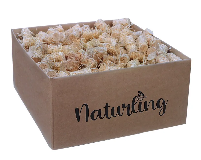 naturling naturling Holzwolle Anzünder gewachst - Bio Grill- und Kaminanzünder – Produktbild 2 von 8