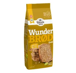 Bauck Mühle Fertiggericht Brotbackmischung - Wunderbrod Gold 600g – Produktbild 1 von 1