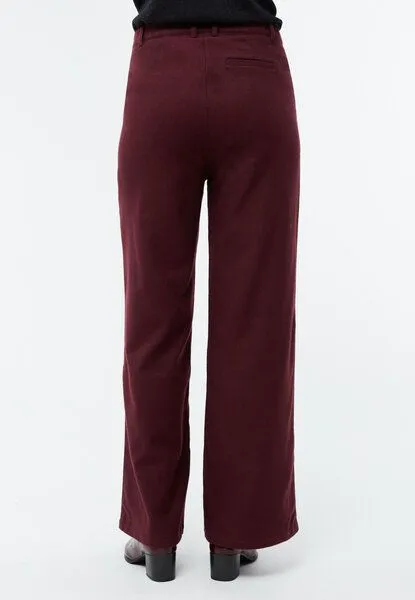 Givn Berlin Givn Berlin Hose Beatrice Flanell, Burgundy, – Produktbild 3 von 5