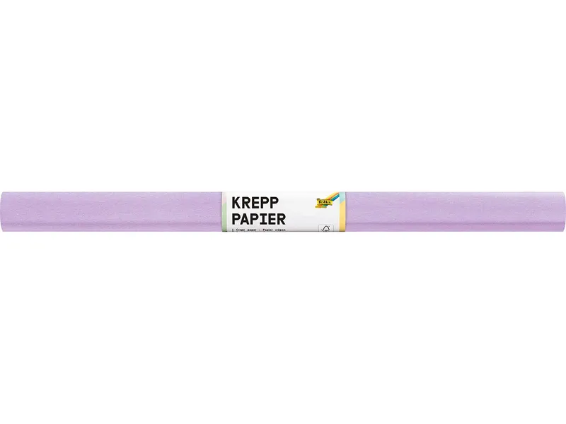 folia folia Krepppapier-Rollen, 50 cm x 2 m, 10 Rollen, flieder – Produktbild 1 von 1
