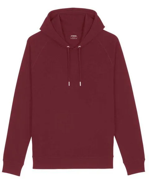 YTWOO YTWOO Hoodie für Damen und Herren, Kapuzenpullover, Basic, Unisex, Burgunderrot, – Produktbild 1 von 4