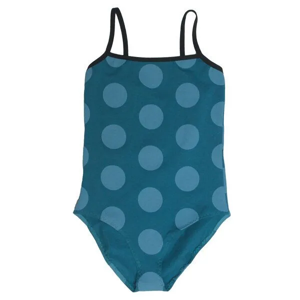 Frija Omina Frija Omina Bio Badeanzug "Madri Petite" Baumwolle, Dots petrol (blau), – Produktbild 1 von 2