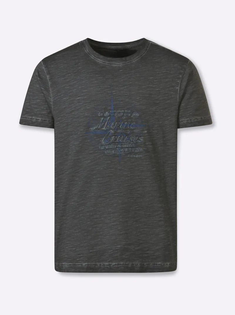 marco donati T-Shirt, Graphit-bedruckt, – Produktbild 1 von 2
