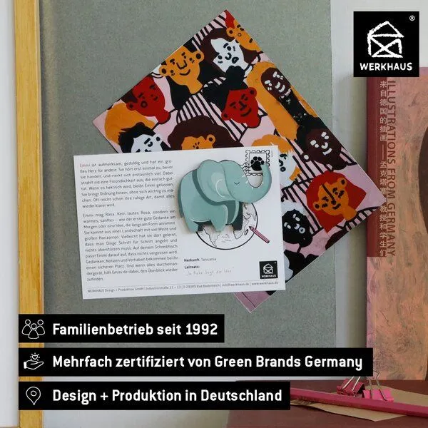 WERKHAUS WERKHAUS Magnet - Elefant Emmi – Produktbild 2 von 6