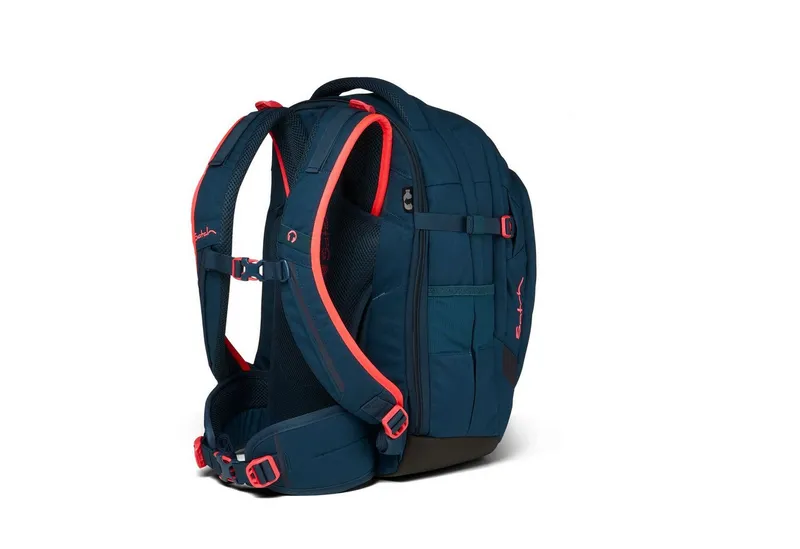Satch Satch Schulranzen Schulrucksack MATCH Pink Phantom (1 Stück), Your-Size-System, ab 5. Klasse, Blau, – Produktbild 5 von 5