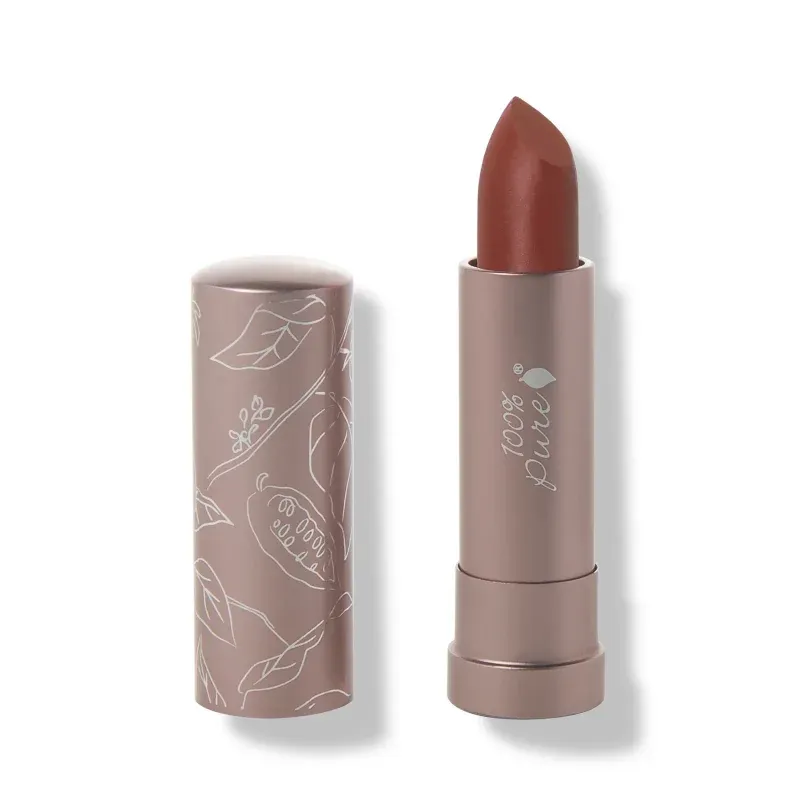 100% PURE® - Purity Cosmetics Cocoa Butter Matte Lipstick + Fruit Pigments - Cacti - Lippenstift, Cacti, – Produktbild 1 von 1