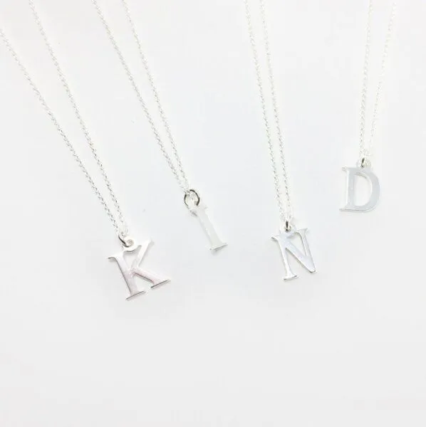 BELLYBIRD Jewellery BELLYBIRD Jewellery Halskette - kleiner Buchstabe, Anhänger/ Silber/ Silber vergoldet, Silber, – Produktbild 5 von 5