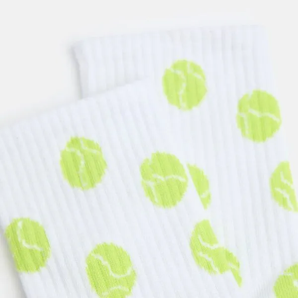 Natural Vibes Natural Vibes Padel Socken | Padelbälle Socken | Bio GOTS | Tennissocken | Herren Damen Socken | Unisex – Produktbild 2 von 2