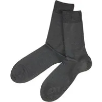 grödo Damen und Herren Socken Bio-Schurwolle Feinstrick anthrazit Gr.39-40 – Produktbild 1 von 1