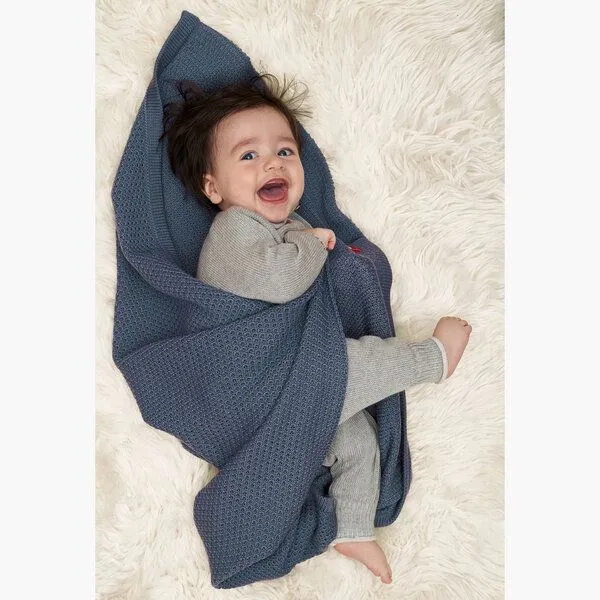 vincente vincente Babydecke, Blau, – Produktbild 1 von 2