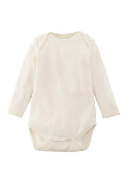 hessnatur hessnatur Langarmbody Slim aus reiner Bio-Baumwolle, Natur, – Produktbild 5 von 6
