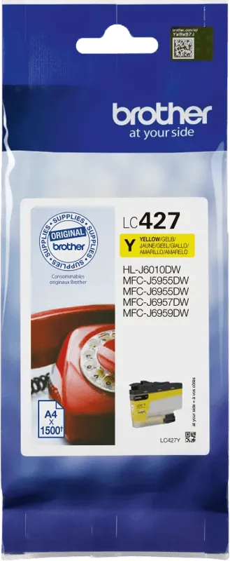 Brother Brother Tintenpatrone LC-427Y gelb – Produktbild 2 von 5