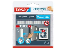 Tesa tesa Powerstrips "CLICK" 16 x 2 Slim M, bis 1,8 kg – Produktbild 1 von 1