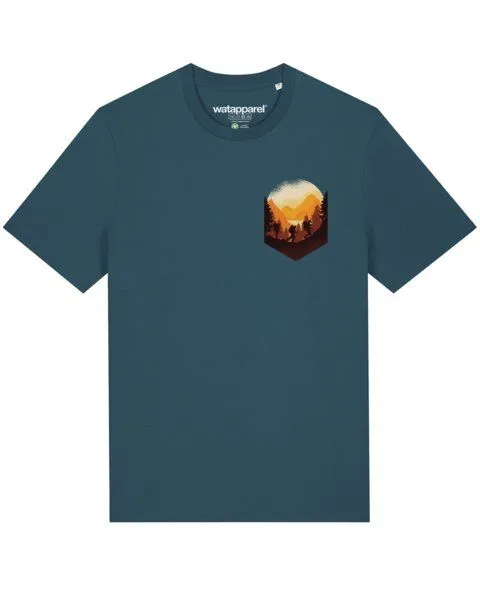 watapparel watapparel T-Shirt Unisex Hiking in the mountains, Stargazer, – Produktbild 1 von 3