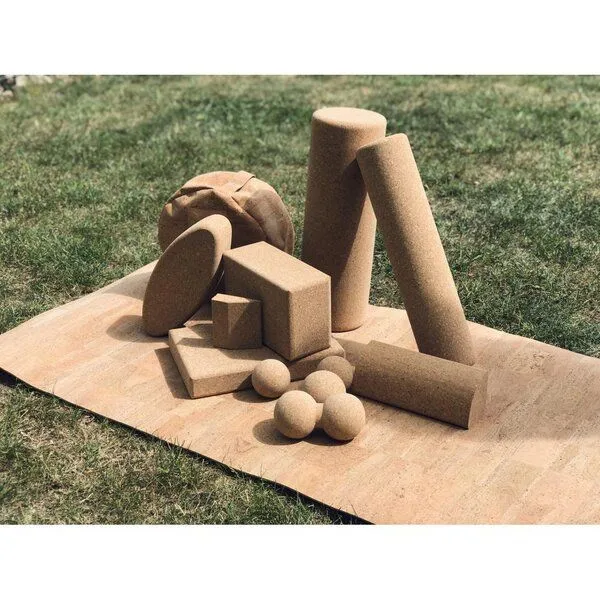 Kork-Deko Kork-Deko Yoga Keil, kurz (10x9x3 cm) / Keil aus Kork – Produktbild 4 von 7