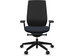 profim profim Bürodrehstuhl "ACCIS PRO" mit Armlehnen, Gestell: schwarz, Sitz: blau – Produktbild 1 von 1