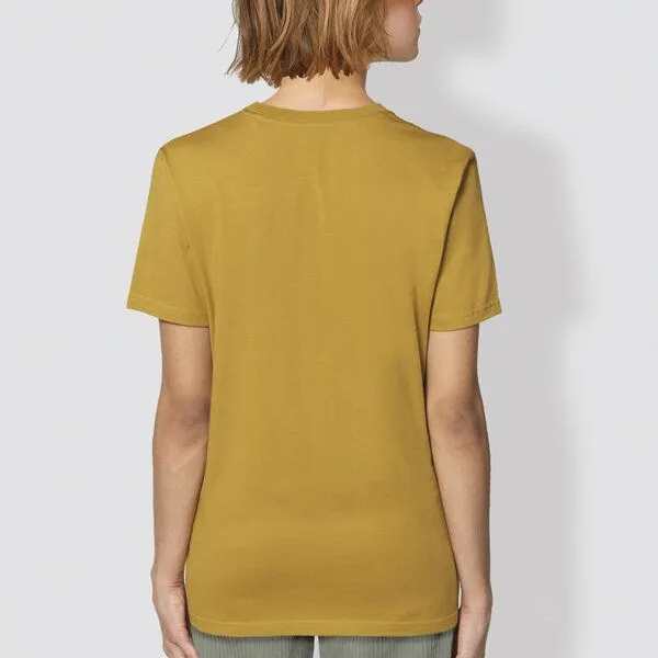 little kiwi little kiwi Unisex T-Shirt, "Inselrad", Ocker-gelb, – Produktbild 4 von 4