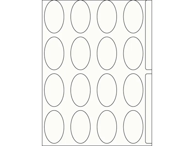 endi haft endi haft 320 Etiketten oval 37 mm – Produktbild 1 von 1