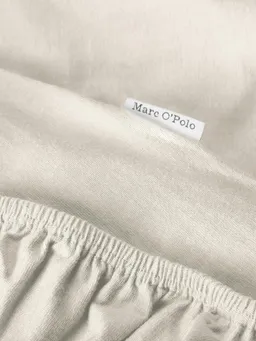 Marc O'Polo Home Spannbettlaken Premium Organic Jersey, 95% Bio-Baumwolle (GOTS), 5% Elasthan, Gummizug: rundum, (1 Stück), aus GOTS-zertifizierter Baumwolle Jersey-Stretch – Produktbild 1 von 1