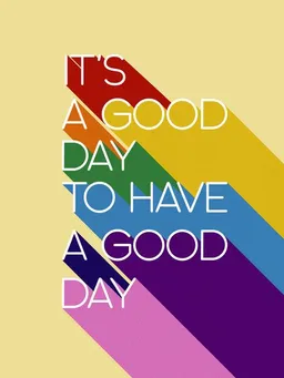 Photocircle Photocircle Poster / Leinwandbild - It's a good day typography – Produktbild 1 von 1