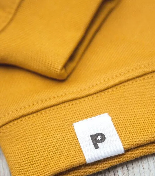 päfjes päfjes Karlo Superhelden Kater - Kinder Bio Sweater - Organic Cotton - Gelb – Produktbild 3 von 4