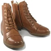 Ten Points Ten Points gefütterte Schnürstiefel, Pandora Boots, vegetabil gegerbtes Leder – Produktbild 1 von 1