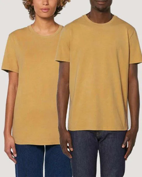 YTWOO YTWOO Vintage T-Shirt für Sie & Ihn | Bio Baumwolle | fair & nachhaltig, Ocker, – Produktbild 1 von 3