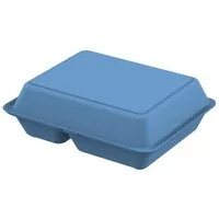 REuse REuse Menübox take away Verpackung - Essensbehälter to go large, Behagliches blau, – Produktbild 1 von 1