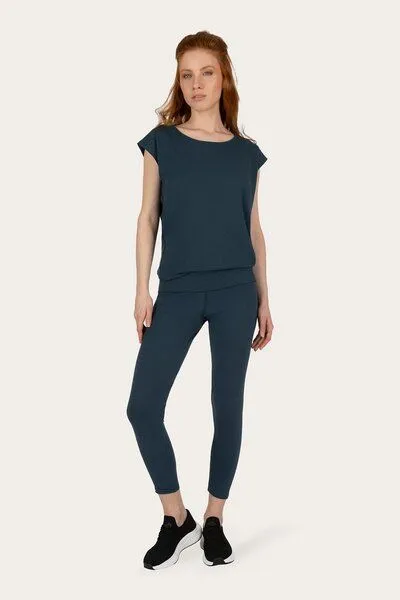 Urban Goddess Urban Goddess Lockeres Asana-Yoga-Shirt, Orion (blau), – Produktbild 3 von 4