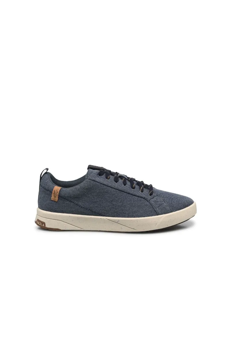 SAOLA SAOLA Herren vegan Sneaker Herren Cannon Canvas 2.0 Navy, Extra dunkelblau, – Produktbild 2 von 2