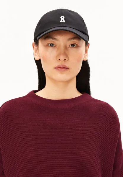 ARMEDANGELS ARMEDANGELS YENAAS BOLD Unisex Kappe aus Bio-Baumwolle, Black, – Produktbild 1 von 5