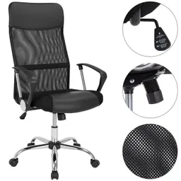 Casaria® Casaria Deuba Bürostuhl mit Netz Schwarz – Produktbild 1 von 1