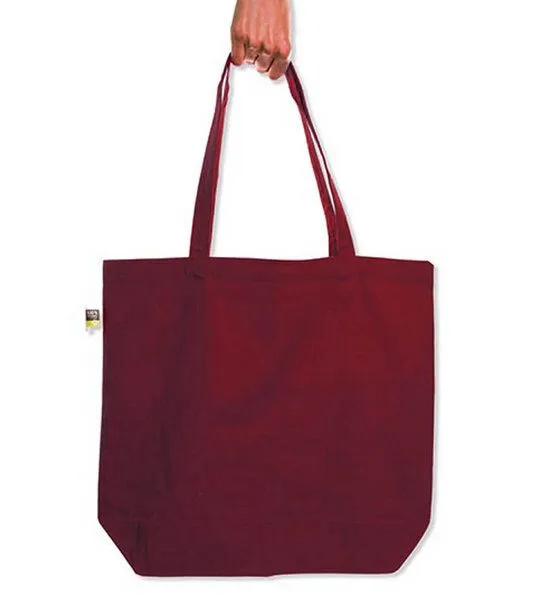 Gary Mash Gary Mash Riesen Shoppertasche aus Bio-Baumwolle, Burgund (rot), – Produktbild 2 von 2