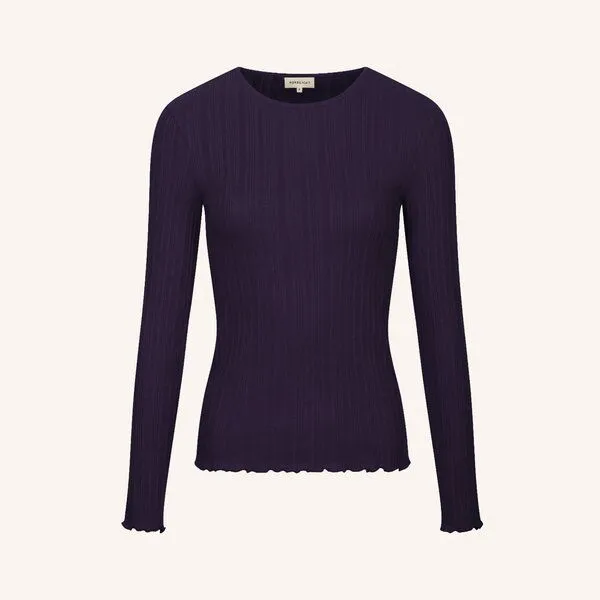 NORDLICHT NORDLICHT Langarmshirt Maja, Lila, – Produktbild 2 von 4