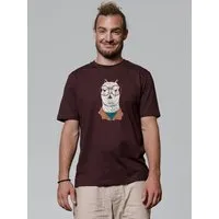 watapparel watapparel T-Shirt Unisex Lama, Red brown, – Produktbild 1 von 1