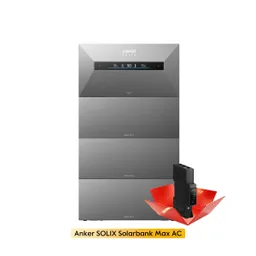 Anker Anker SOLIX Solarbank Max AC Speicher, AC-Coupled, 7-42kWh, by Powerness - 28kWh / Pre-Sale Special: Gratis Smart Meter Gen 2 / Standardversand – Produktbild 1 von 1