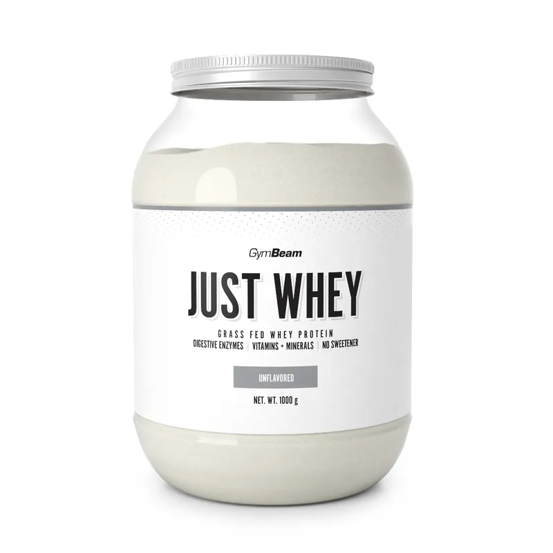 GymBeam GymBeam Just Whey Molkenprotein aus Weidemilch 1000 g ohne Geschmack – Produktbild 1 von 1