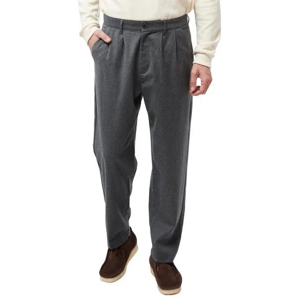 Givn Berlin Givn Berlin Hose GBLORENZ aus Wolle mit Bundfalten, Medium grey, – Produktbild 3 von 7