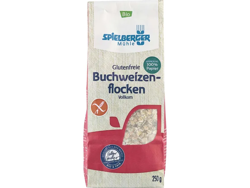 Spielberger Mühle Spielberger Mühle Bio-Buchweizenflocken glutenfrei, 250 g – Produktbild 1 von 1