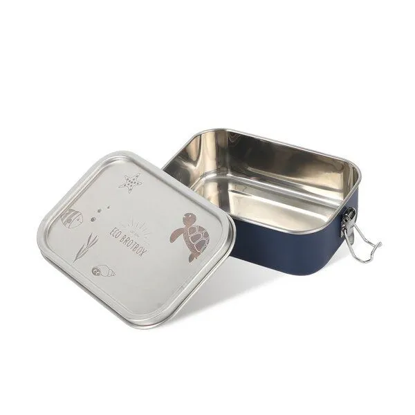 ECO Brotbox ECO Brotbox Yogi Box+ Ocean Edition - Deep Blue – Produktbild 2 von 4
