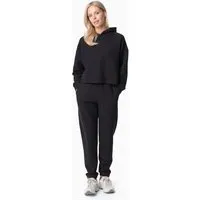 ORGANICATION ORGANICATION PARISS | Waffel Jogginghose aus Bio-Baumwolle und recyceltem Polyester, Black, – Produktbild 1 von 1