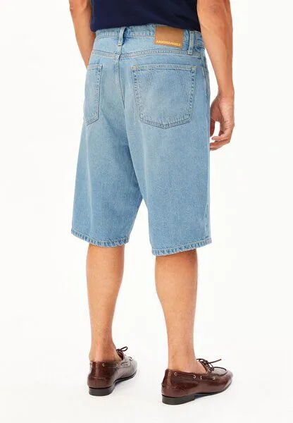 ARMEDANGELS ARMEDANGELS BAGGY HEMP Herren Jeans-Shorts aus 100% TENCEL Lyocell, Blue, – Produktbild 2 von 4