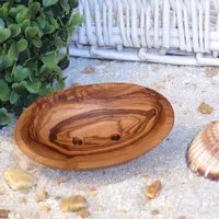 Olivenholz erleben Olivenholz erleben Seifenschale oval, mini aus Olivenholz – Produktbild 1 von 1