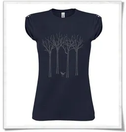 Picopoc Picopoc Vogel im Wald T-Shirt für Frauen – Produktbild 1 von 1