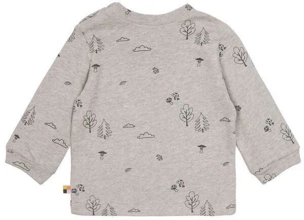 loud + proud loud + proud Baby & Kinder Shirt Strukturstrick, GOTS-zertifiziert, Silver(grau), – Produktbild 1 von 2